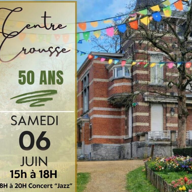 Affiche 50 ans ASBL Centre Crousse