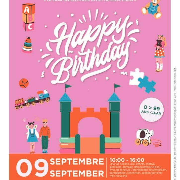 affiche ludothèque evere