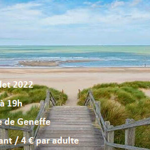affiche mer - sortie famille